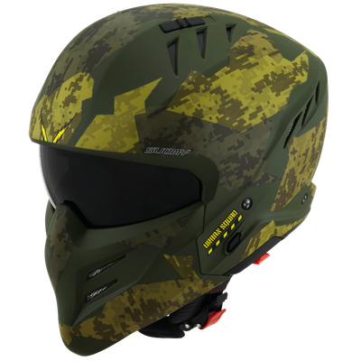 Suomy ARMOR URBAN SQUAD CAMOUFLAGE MATT ARMY GREEN E06 Suomy ARMOR URBAN SQUAD CAMOUFLAGE MATT ARMY GREEN E06