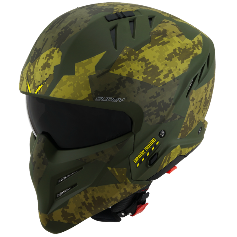 Suomy ARMOR URBAN SQUAD CAMOUFLAGE MATT ARMY GREEN E06