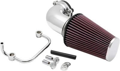 Sistema de admisión Aircharger® con kit de tubo de admisión de aluminio doblado con mandril para HD 07-19 XL