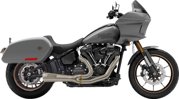 Sistema de escape corto Ripper 2 en 1 BASSANI XHAUST Exhaust 2:1 Road Rage 2 Ripper Short 49C SS M8 Softail