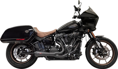 Sistema de escape corto Ripper 2 en 1 BASSANI XHAUST Exhaust 2:1 Road Rage 2 Ripper Short 49C SS M8 Softail
