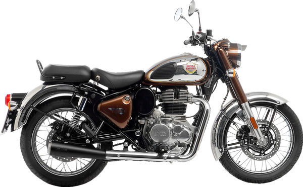 Silenciador Slip-on Classic Racer Leo Vince MUFFLER R-E METEOR 350 Homologado Black