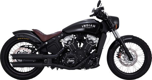 Sistema de escape Vance & Hines MUFFLERS 3 BLACK INDIAN SCOUT Sistema de escape Vance & Hines MUFFLERS 3 BLACK INDIAN SCOUT
