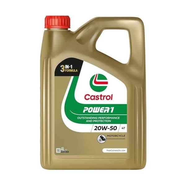 Aceite de moto 4T Castrol Power1 20w50 4L