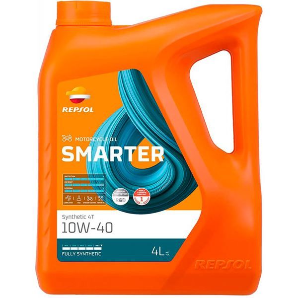 Repsol Smarter Synthetic 4T 10w40 4L (antig. Moto Sintetico)