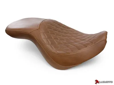 Funda asiento cubre Vintage Diamond piloto Luimoto Triumph America 2011-2017