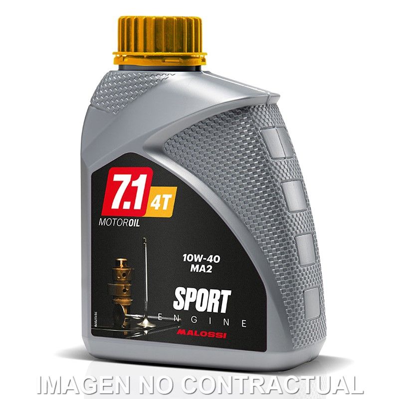 ACEITE MALOSSI 7.1 4T OIL SPORT ENGINE SAE10W40 1L