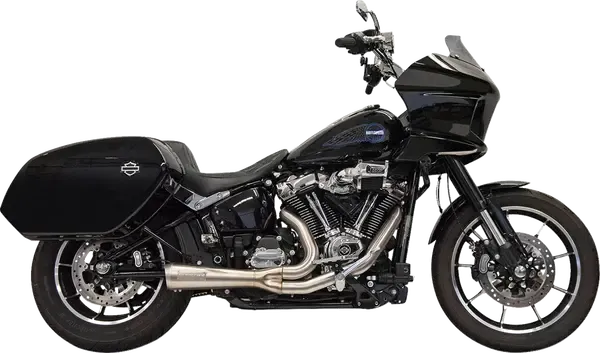 Sistema de escape 2 en 1 Ripper BASSANI XHAUST EXHAUST 2-1 SHORT RIPPER W/MEGAPHONE - SFTL 21-25 - STAIN