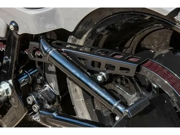 Protector de correa Protección de correa RICK'S MOTORCYCLES BELTGUARD, GLOSS BLK para Harley Davidson Softail