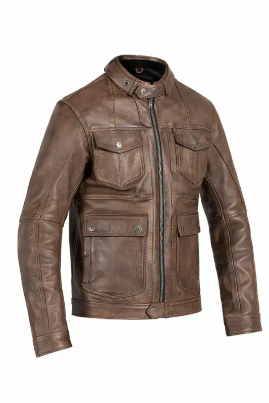 JOHN DOE JACKET DRIFTER LEATHER BN