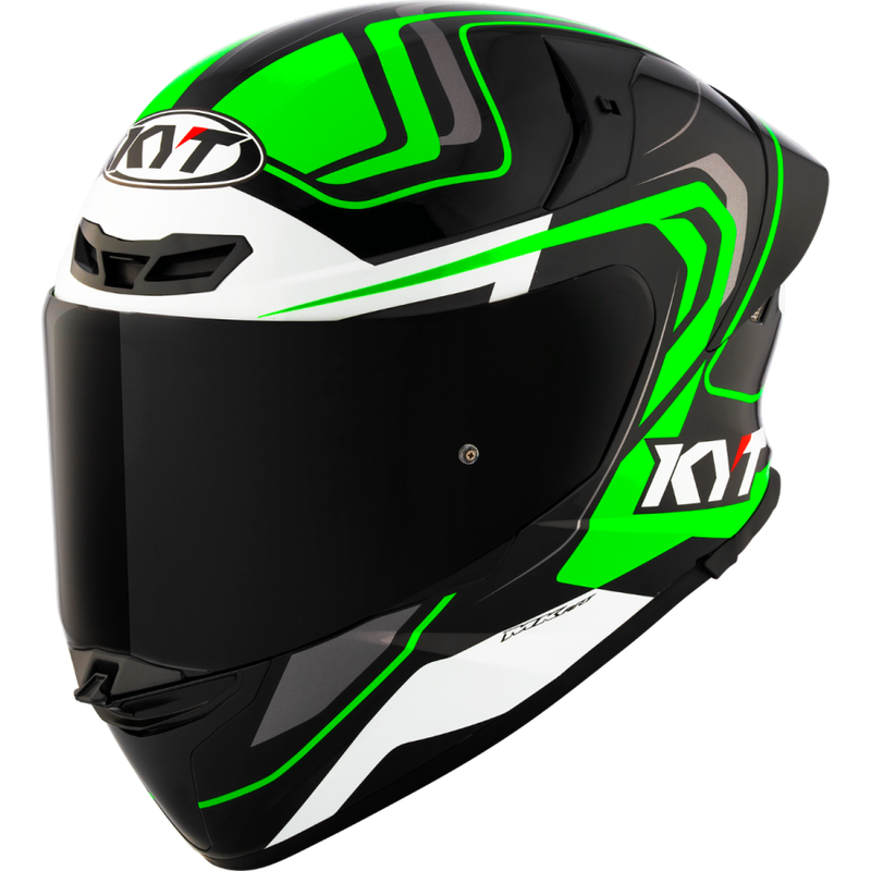 KYT TT-REVO OVERTECH BLACK/GREEN