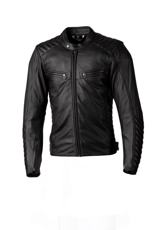 CHAQUETA CUERO ROADSTER III NEGRO