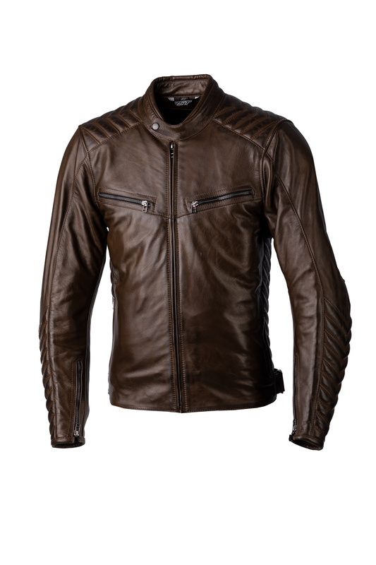 CHAQUETA CUERO ROADSTER III MARRON