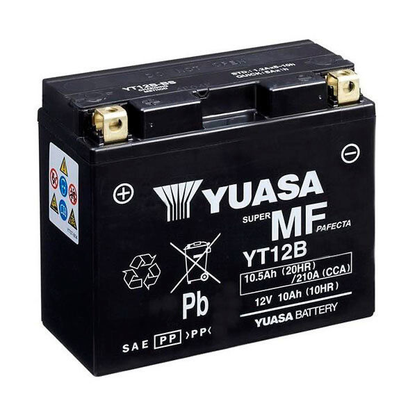 Batería Moto Yuasa AGM YT12B-BS Batería Moto Yuasa AGM YT12B-BS