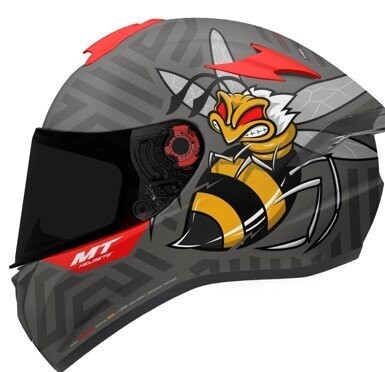 Mt Helmets CASCO MT FF106 TARGO BEE B5 ROJO FLUOR BRILLO Mt Helmets CASCO MT FF106 TARGO BEE B5 ROJO FLUOR BRILLO