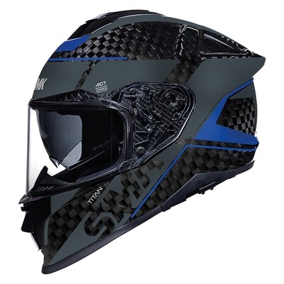 SMK TITAN CARBONO NERO DECORADO BRILLO (GL256)