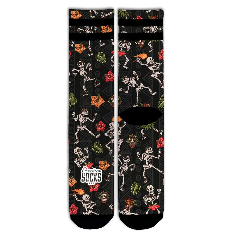 American Socks Dancing Skeletons
