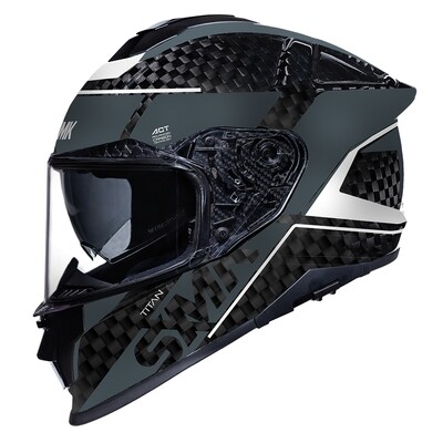 SMK TITAN CARBONO NERO DECORADO BRILLO (GL261)
