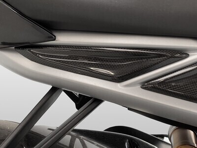 DUCABIKE CRB92L - TAPAS LATERALES DE CARBONO BRILLANTE TRIUMPH STREET TRIPLE