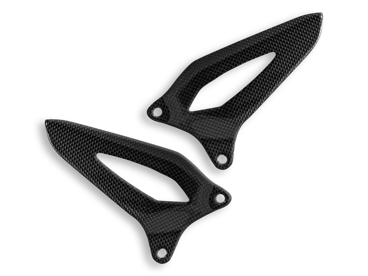 DUCABIKE CRB69L - PROTECTORES DE TALÓN DE CARBONO BRILLANTE TRIUMPH ST 1200