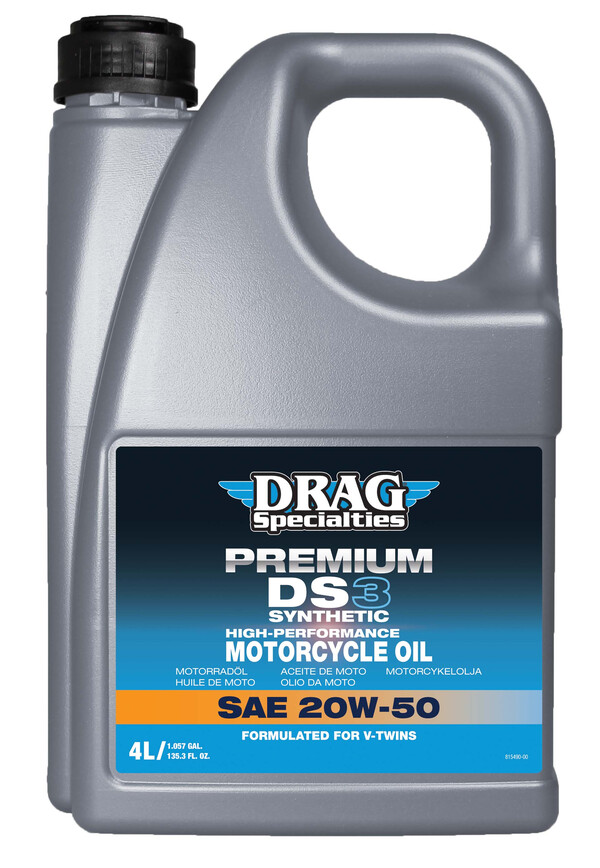 Aceite de motor sintético DRAG SPECIALTIES OIL E-DRAG 20W50 SYN 4L Aceite de motor sintético DRAG SPECIALTIES OIL E-DRAG 20W50 SYN 4L