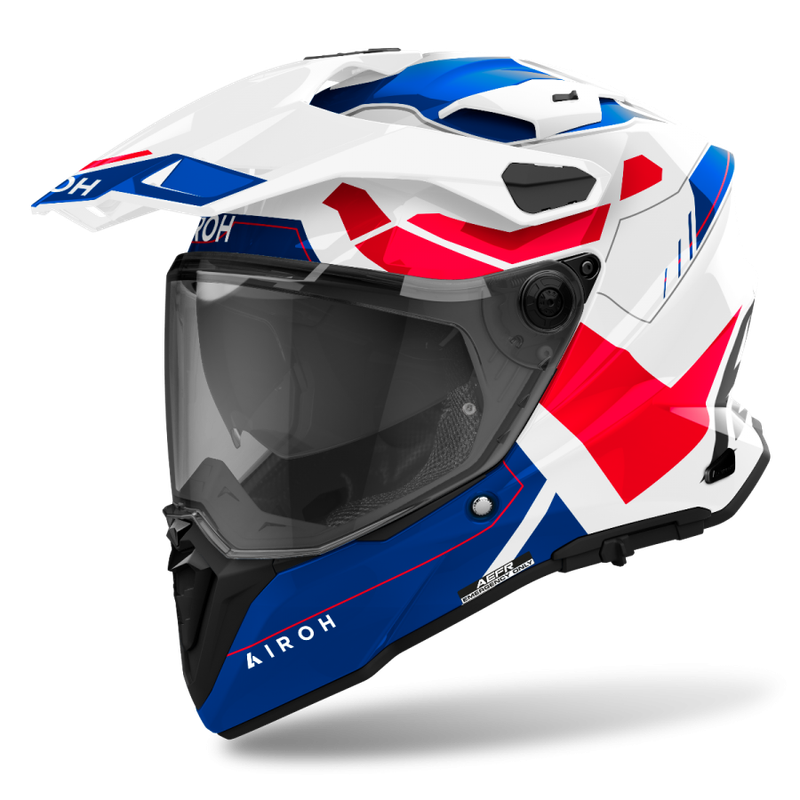Airoh COMMANDER 2 REVEAL BLUE/RED GLOSS