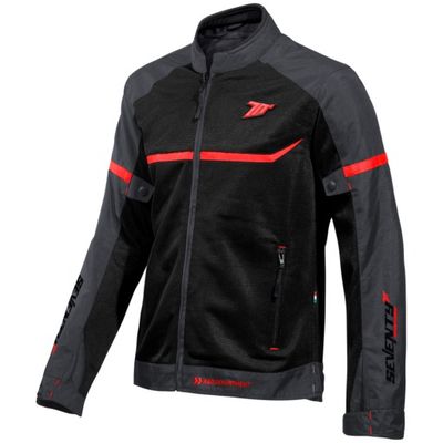 Seventy CHAQUETA SD-JR30.1 MOJAVE VERANO RACING HOMBRE NEGRA/ROJA Seventy CHAQUETA SD-JR30.1 MOJAVE VERANO RACING HOMBRE NEGRA/ROJA