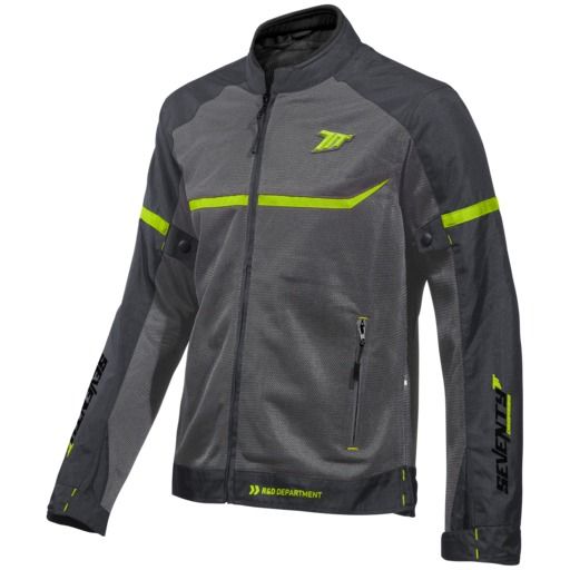 Seventy CHAQUETA SD-JR30.1 MOJAVE VERANO RACING HOMBRE GRIS/AMARILLO FLUOR