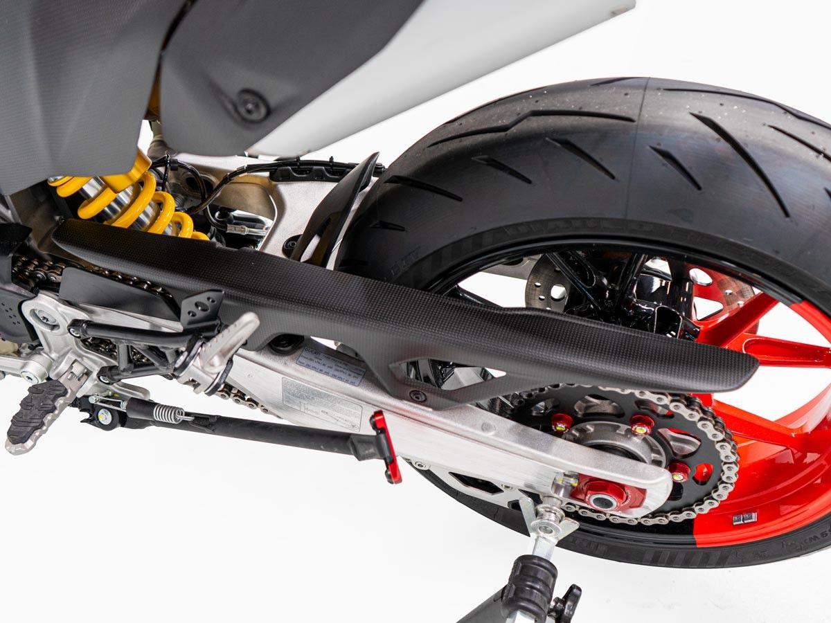 DUCABIKE CRB163O - PROTECTOR DE CADENA HM 698 MONO CARBONO MATE