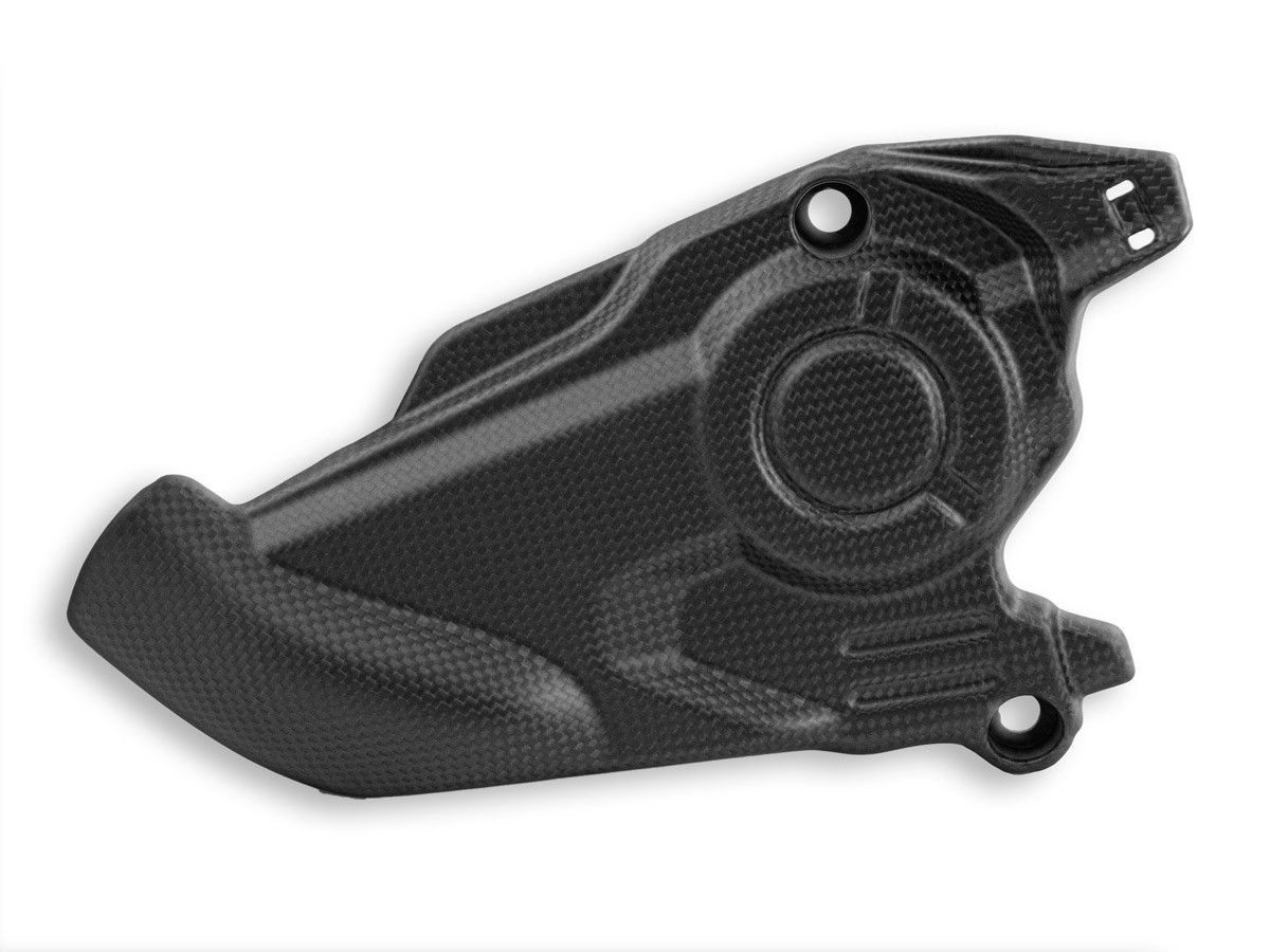 DUCABIKE CRB155O - CUBIERTA DE MOTOR HM 698 MONO MATT CARBONO DERECHA