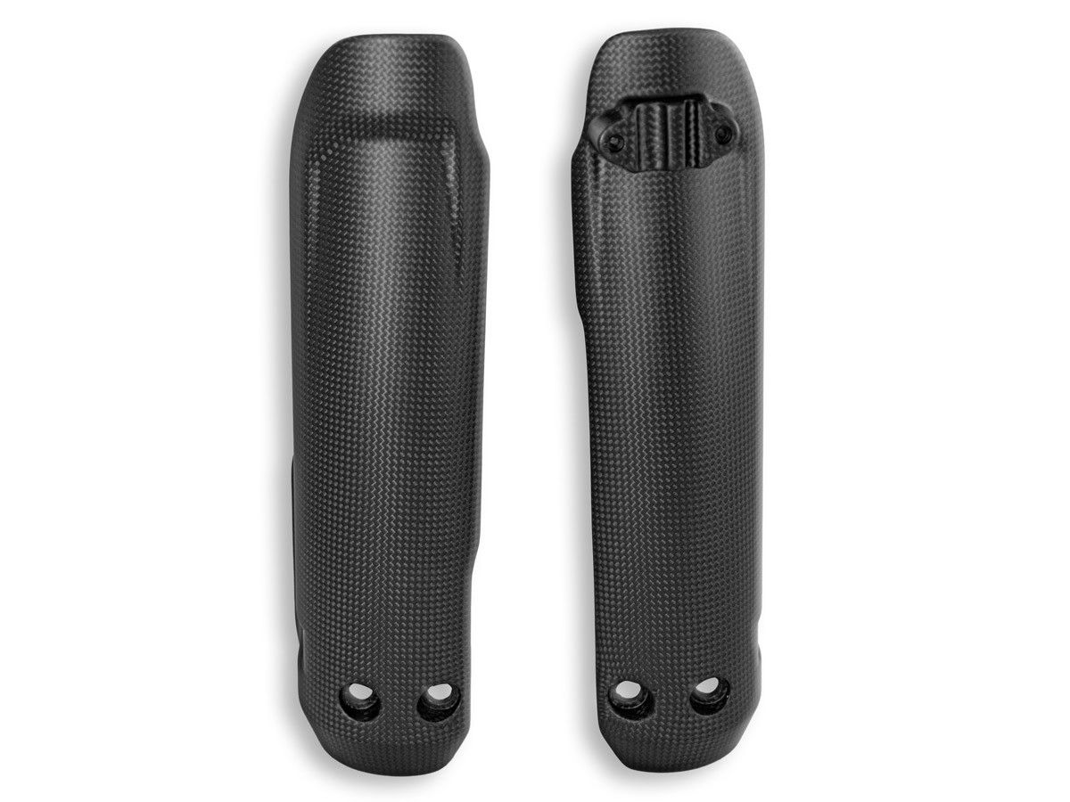 DUCABIKE CUBIERTAS DE HORQUILLA DELANTERA CRB150O - HM 698 MONO MATT CARBONO