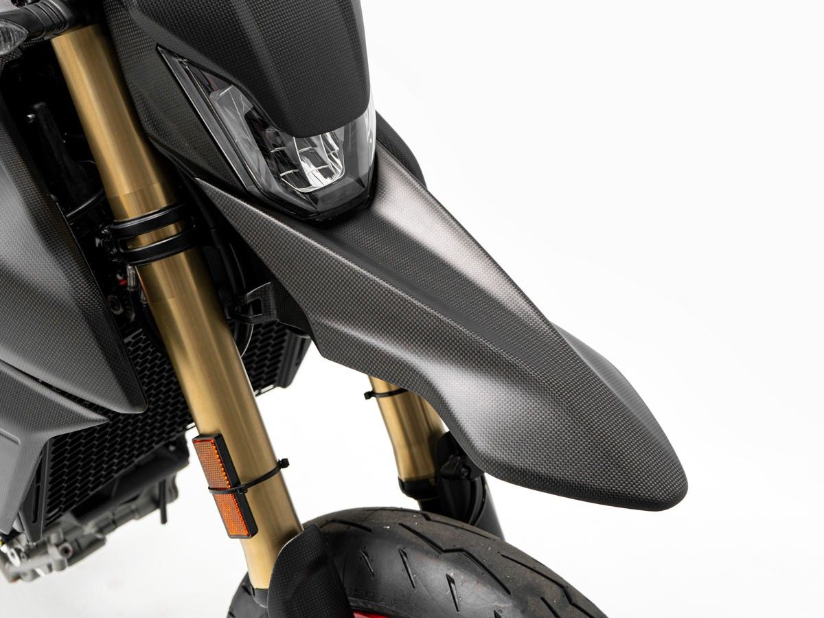 DUCABIKE CRB149O - GUARDABARROS DELANTERO HM 698 MONO CARBONO MATE