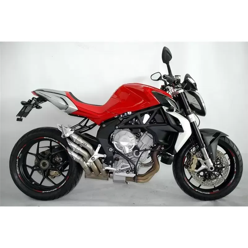 PISTOLA QD POWER ACERO INOXIDABLE PLATA MV AGUSTA BRUTALE 675 / 800 2012-2015