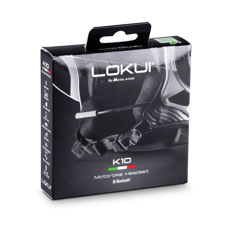 INTERCOMUNICADOR BLUETOOTH PARA CASCOS UNIVERSAL LOKUI K10 MIDLAND INTERCOMUNICADOR BLUETOOTH PARA CASCOS UNIVERSAL LOKUI K10 MIDLAND