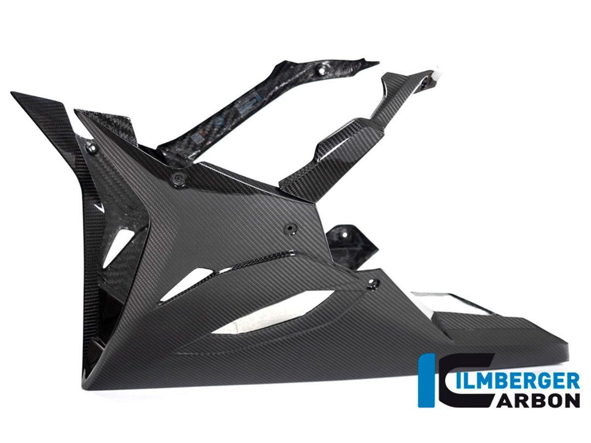 QUILLA INFERIOR DE CARBONO ILMBERGER ESCAPE DE CARRERAS COMPLETO BMW S 1000 RR 2019-2025