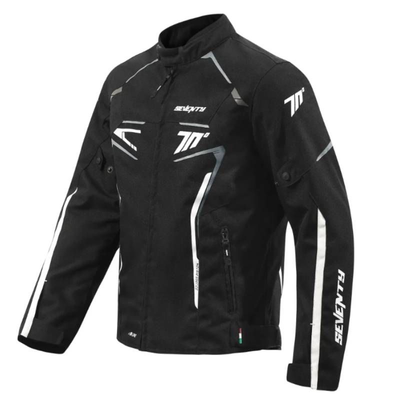 CHAQUETA SD-JR65 PISTON NEGRO/BLANCO
