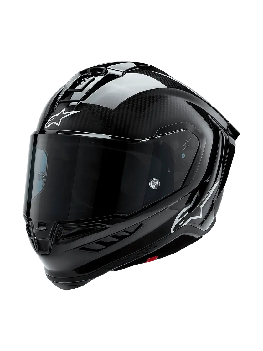 ALPINESTARS SUPERTECH R10 SOLID FULL HELMET ECE 06 BLACK CARBON