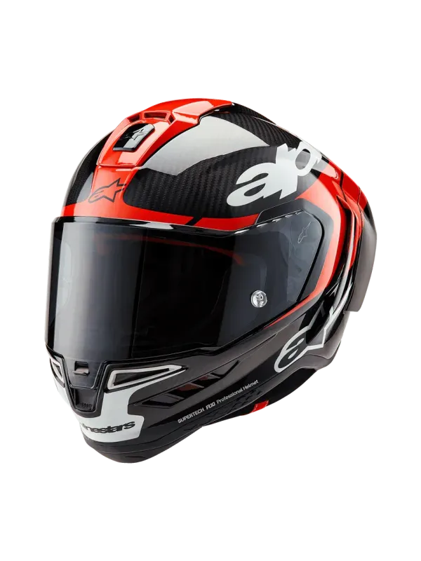 ALPINESTARS SUPERTECH R10 ELEMENT ECE 06 FULL HELMET RED-BLACK ALPINESTARS SUPERTECH R10 ELEMENT ECE 06 FULL HELMET RED-BLACK