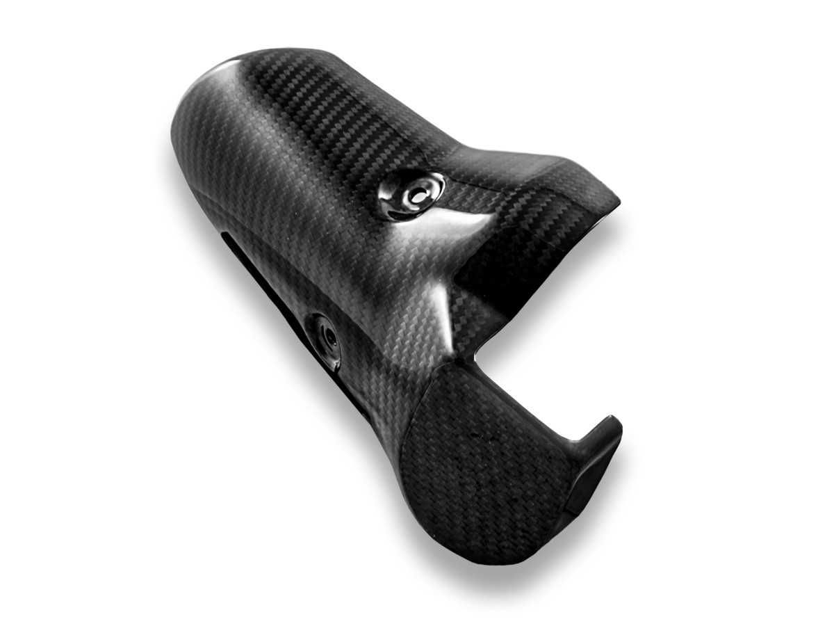 DUCABIKE CRB185L - Protector de escape de carbono brillante para BMW R1300GS