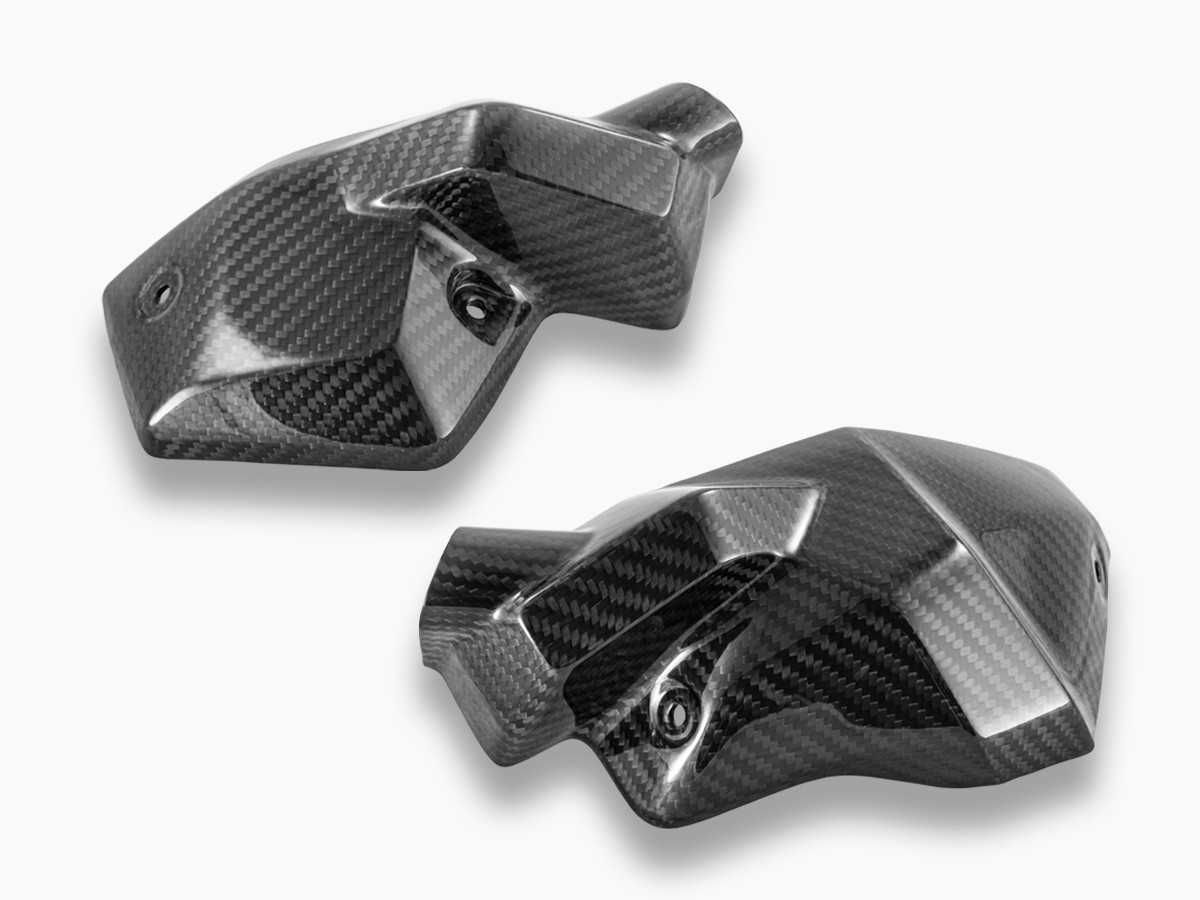 DUCABIKE CRB183L - TAPAS DE BUJÍAS DE CARBONO BRILLANTE PARA BMW R1300GS