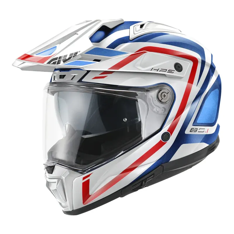GIVI CASCO FULL H801 APEX BLUE WHITE RED - AXLR