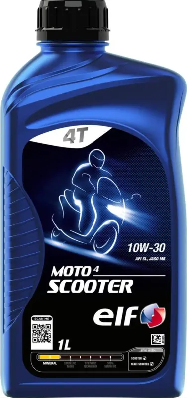 Aceite Elf OIL MOTO 4 SCOOTER 10W30 ADV 1L