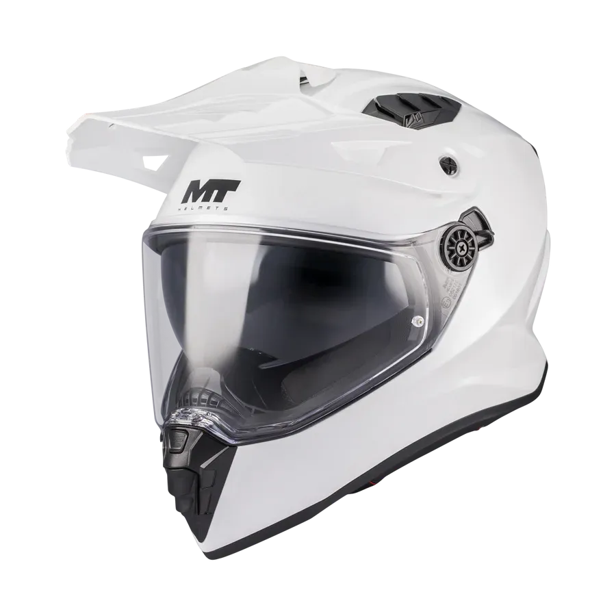 Casco MT Track SV Pure A0 Brillo