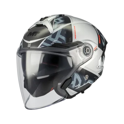Casco MT Cosmo SV Arrow C2 Brillo