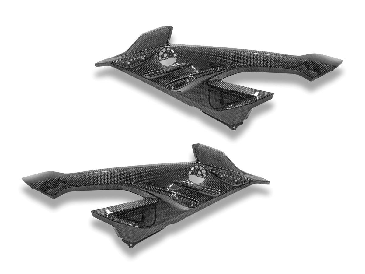 DUCABIKE CRB219L - RELLENO DE PANELES LATERAL DE CARBONO BRILLANTE PARA BMW S1000RR MY23