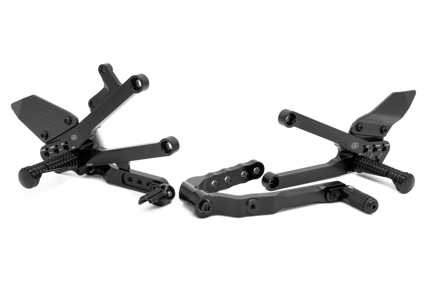 Estriberas Gilles HONDA CBR1000RR-R 2023- REARSET FXR2 BLACK