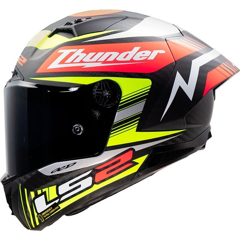 Casco Integral LS2 FF805 Thunder GP AERO Carbon Replica mate
