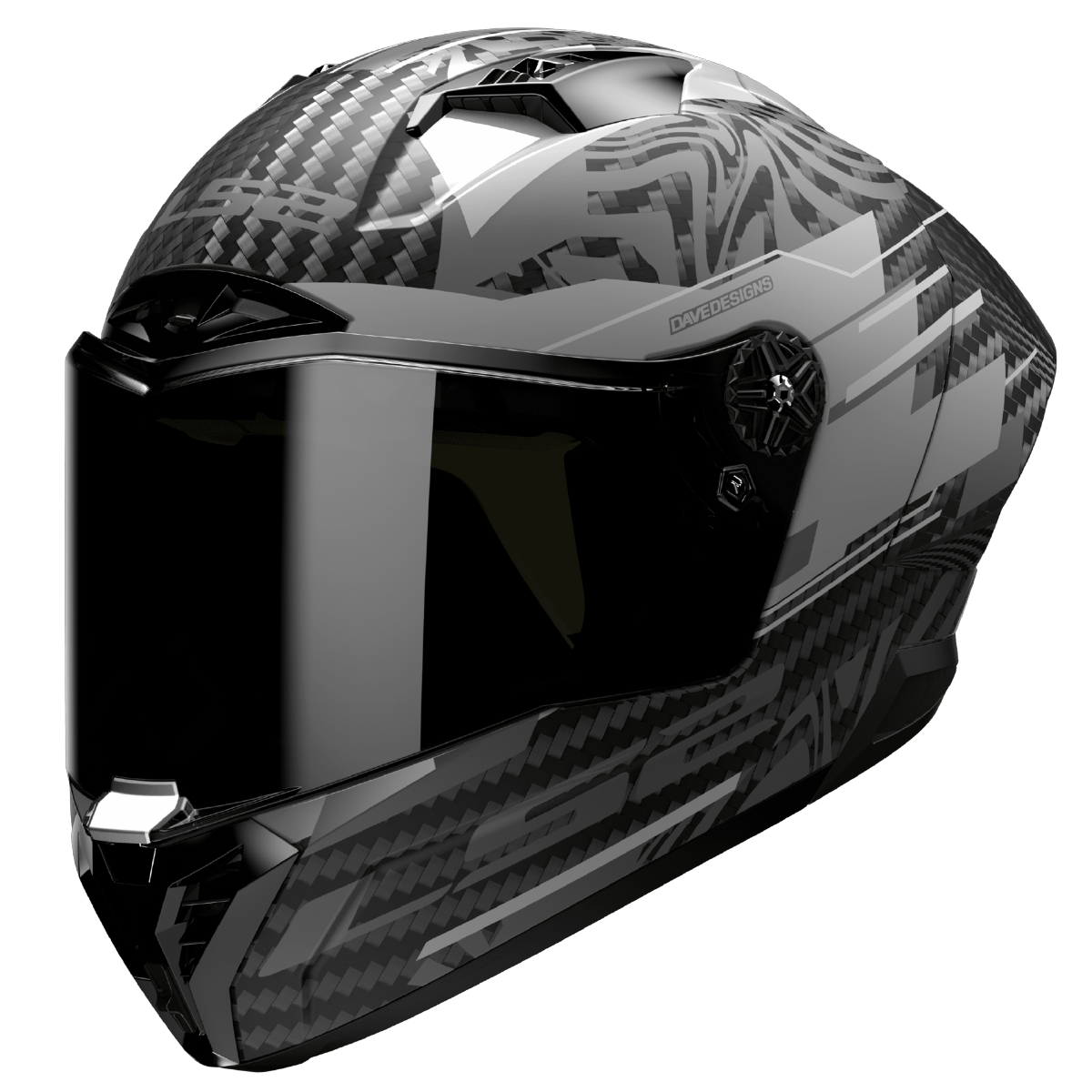 Casco Integral LS2 FF805 Thunder GP AERO Carbon Aero POLAR Negro mate Casco Integral LS2 FF805 Thunder GP AERO Carbon Aero POLAR Negro mate