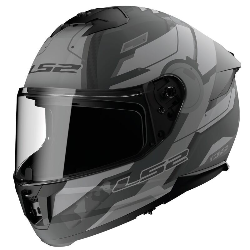 Casco integral LS2 FF808 Stream II Shadow Titanio Gris mate