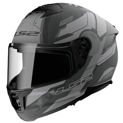 Casco integral LS2 FF808 Stream II Shadow Titanio Gris mate